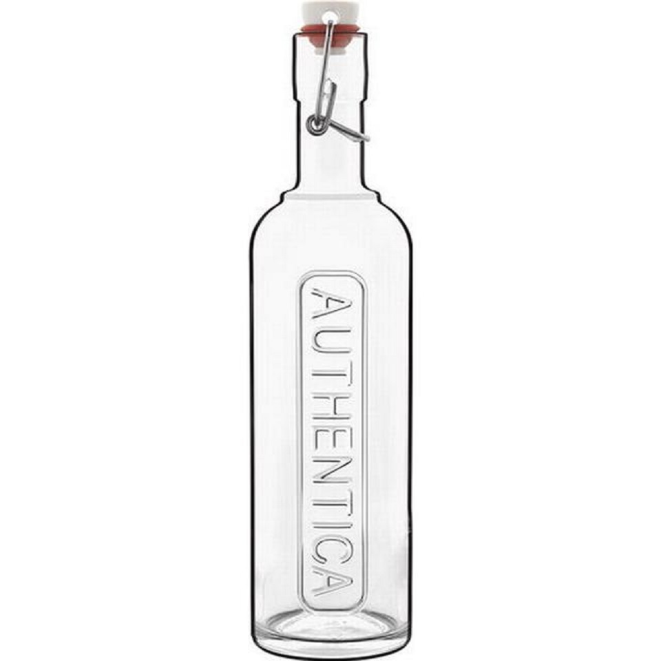 Glasflasche mit Bügelverschluss, Linie Optima Authentica, 500 ml, leer