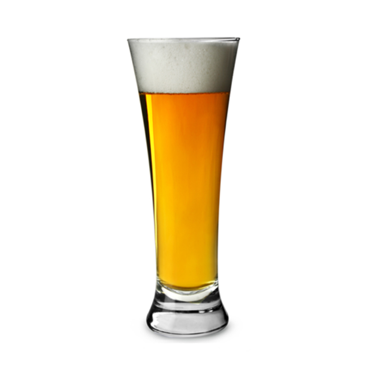 Schumann Bierglas 450 ml , mit Bier gefülltes Glas