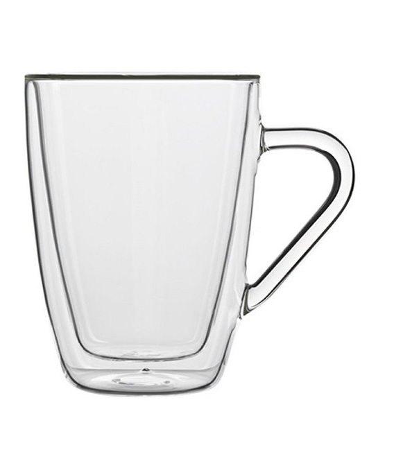 Drink & Design Henkelbecher Thermic Glass 320 ml, leer