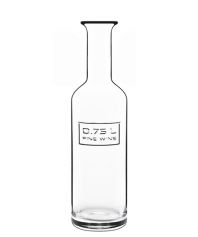 Weinflasche aus Glas, Serie Optima, ohne Verschluss, leer, 750 ml
